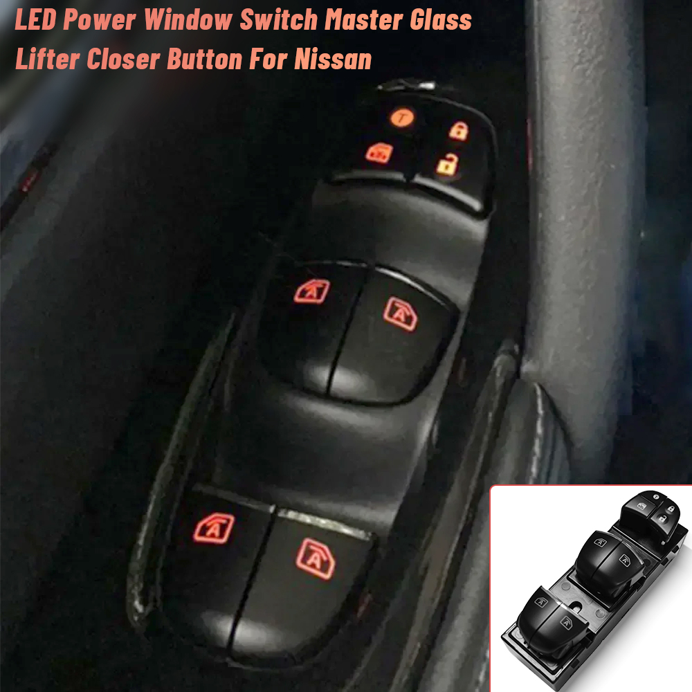 Smart Home Wiser - Fensterheberschalter für Nissan Qashqai J11, X-Trail