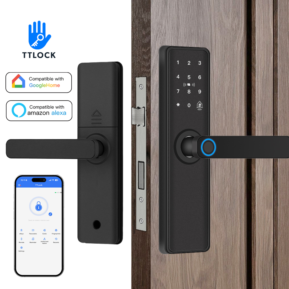 Smart Home Door Lock - Intelligentes Türschloss Bluetooth-kompatibel TTLock APP Digitales