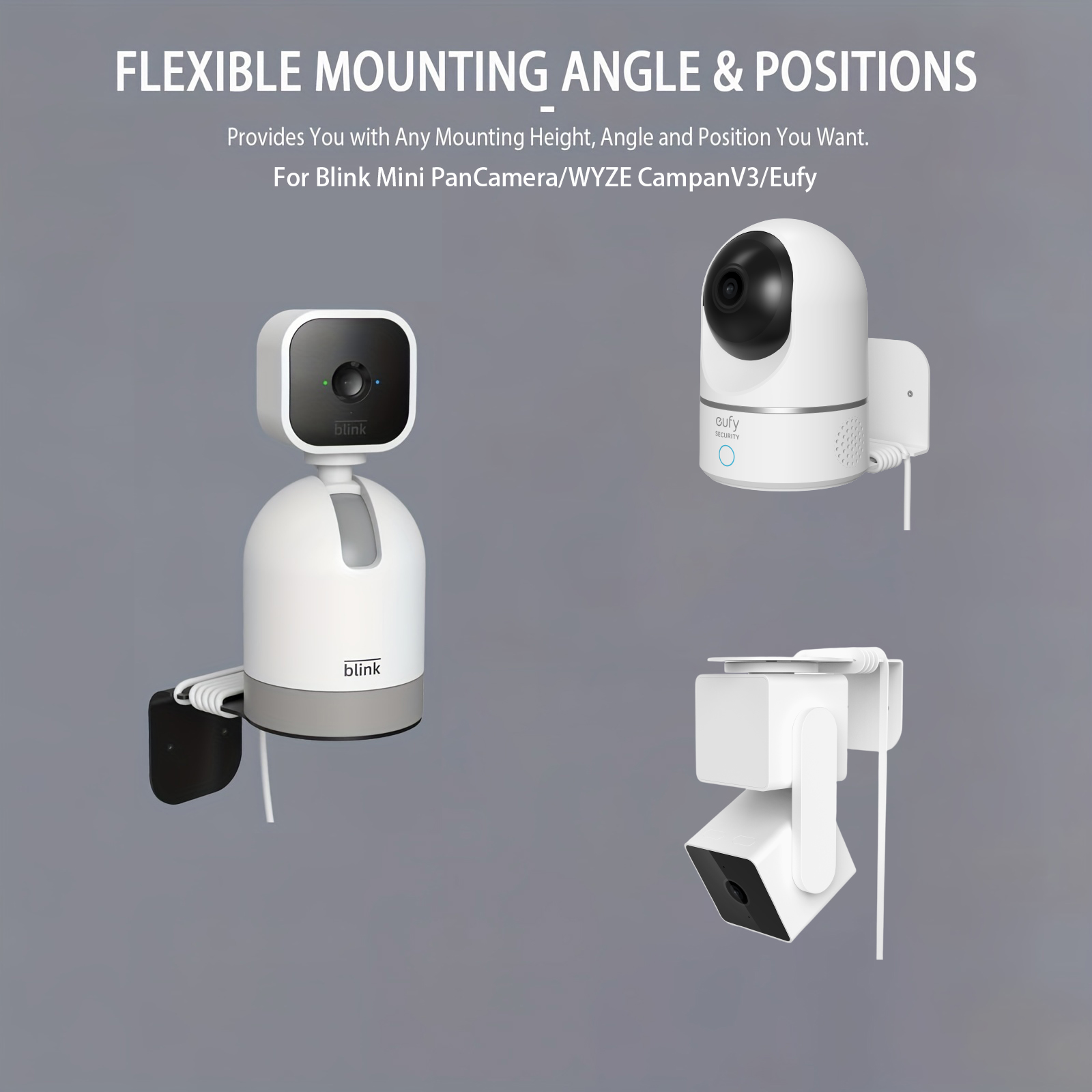 Eufy Camera E220 - Geeignet für Blink Mini PanCamera/WYZE CampanV3/Eufy