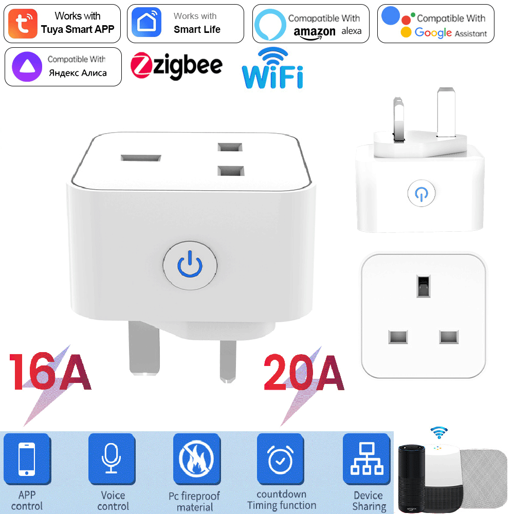 Tuya Smart Steckdose 16A/20A W – Smart Home Wiser Bewertung und Preis