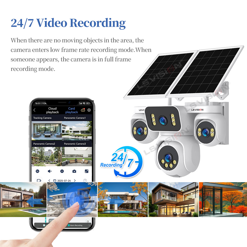 LS VISION Vierfach-Bildschirm  – Smart Home Camera Ezviz Bewertung und Preis