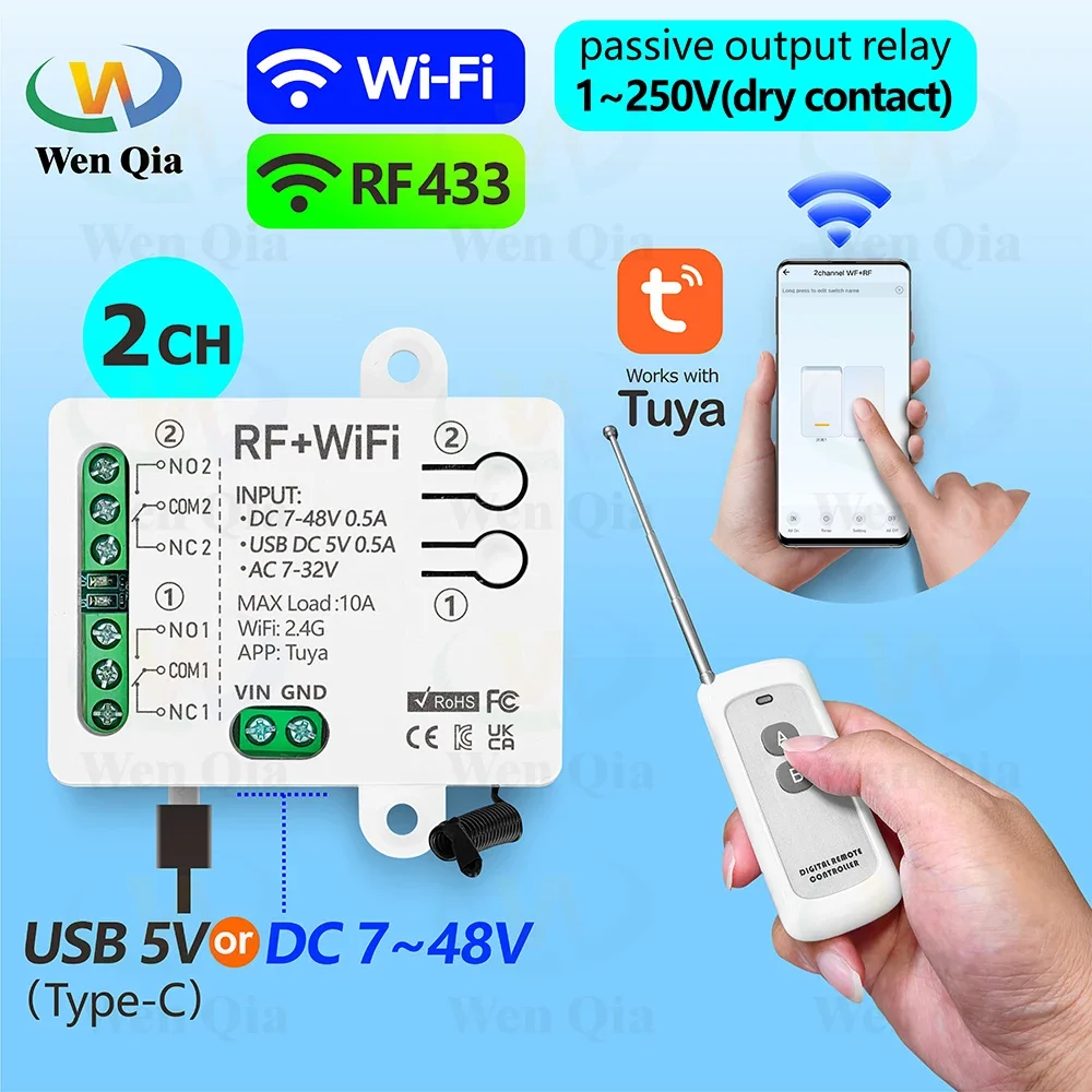 2CH Smart Lichtschalter Tuya,  – Universal Remote Smart Home Bewertung und Preis